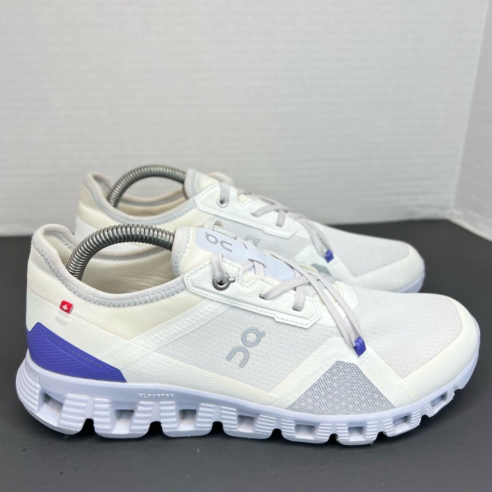 On Cloud X 3AD Womens Sz 9 3WD30301375 Undyed/Nimbus Superb Clean No Box - Picture 3 of 16